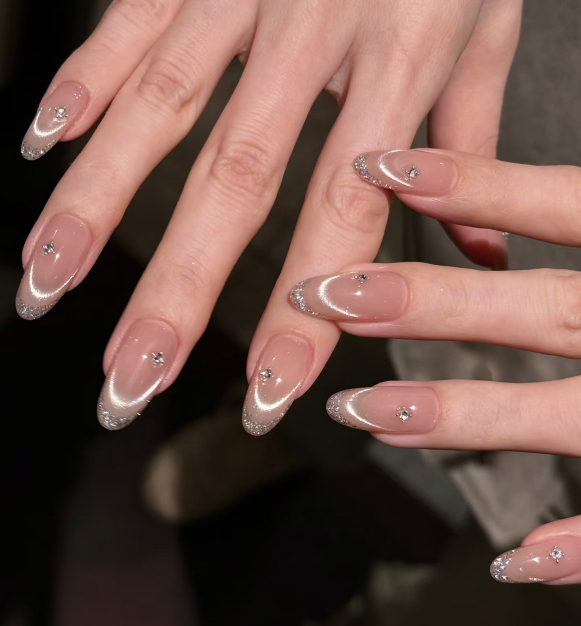 Wフレンチ✨マグネットフレンチ光➕フラッシュフレンチ