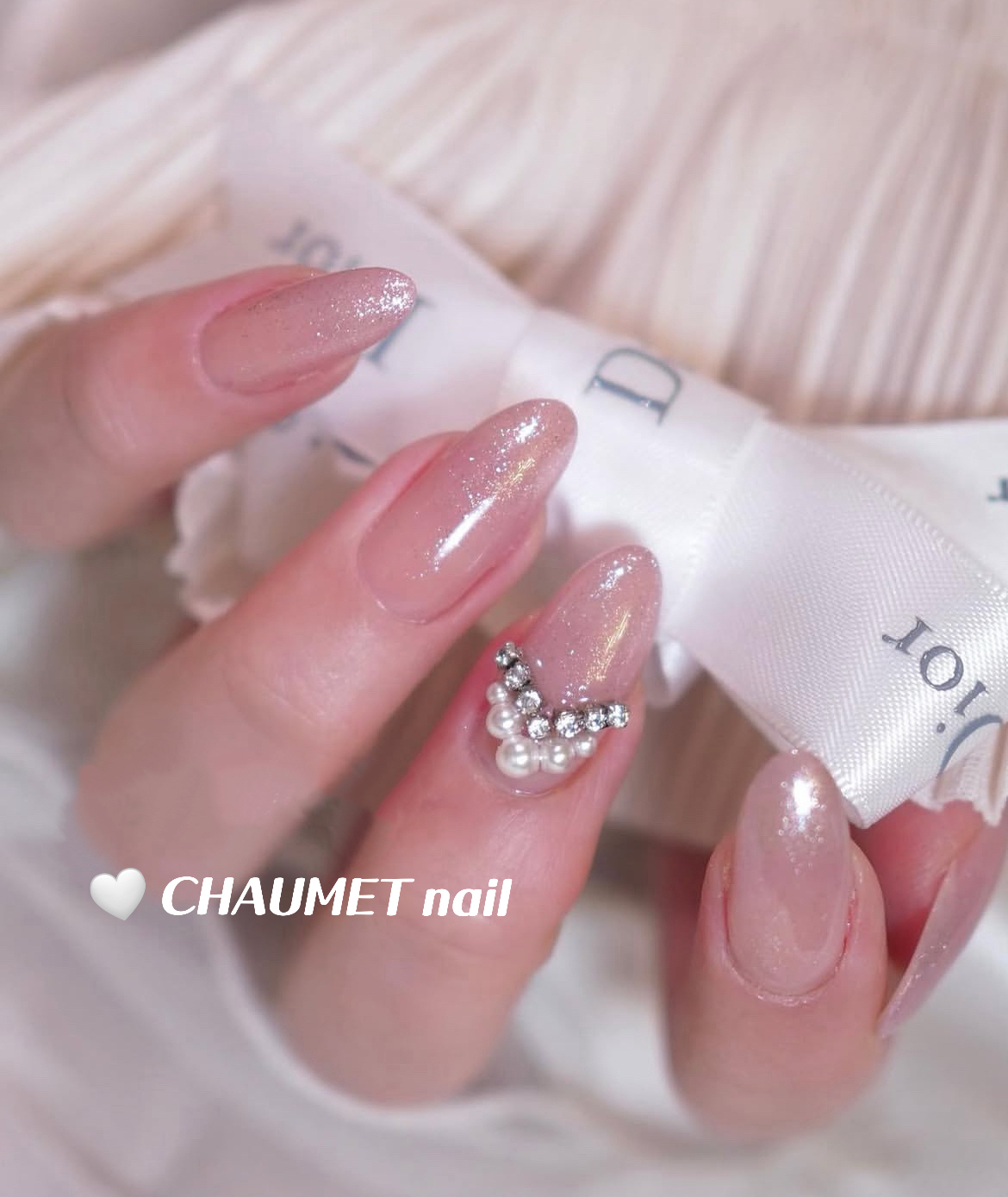 NEW🌟CHAUMET風ネイル💍パーツ込み☆ストーン10個プレゼント